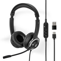 Kuulokkeet Nedis PC-Headset langallinen