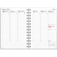 Kalenteri 2026 Exclusive Textile vihreä