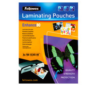 Laminointitasku Fellowes A4 80 mic /250kpl ltk
