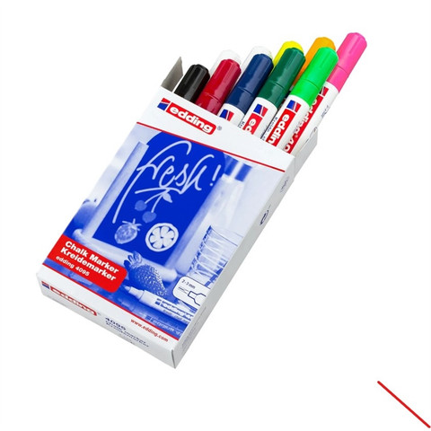 Liitukynä Edding 4095 Chalk Marker 2-3 mm värilajitelma 10 kpl 