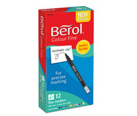Huopakynä Berol Colour Fine värilajitelma 12kpl lajitelma