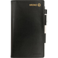 Krono 2026 taskukalenteri musta 85 x 162 mm