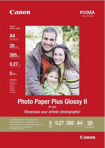 Valokuvapaperi A4 PP-201 Photo Paper Plus II 265g (20)