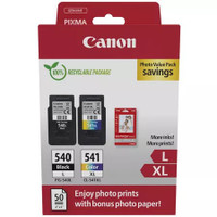 Canon PG 540L/CL-541XL / 5224B012 Value Pack mustepatruunat