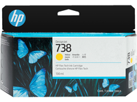 HP 738 Yellow mustepatruuna 130ml