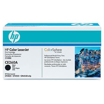 Värikasetti Laser HP CE260A CLJ CP4020 4025 4525 4540 musta 