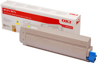 Oki MC873 keltainen laserkasetti 10000 sivua 