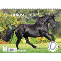 Hevoset 2026 seinäkalenteri 290 x 420mm