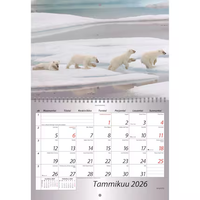 Eläinlapset 2026 seinäkalenteri 290 x 420mm