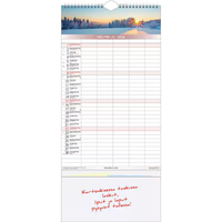 Ajasto Perhemuistikko 2026 seinäkalenteri 250 x 415mm