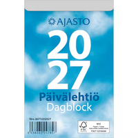 Päivälehtiö 2027 seinälle, yksi päivä kerrallaan