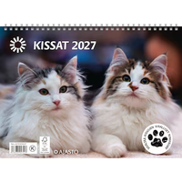 Kissakalenteri 2027 seinälle, kissojen nimipäivät