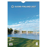 Suomi A3 2027 seinäkalenteri, upeat maisemat