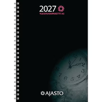 Yleisvuosipaketti 2027 A5 kansiin, kuukausi- ja viikkosuunnittelu