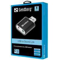 Sandberg USB-äänilinkki