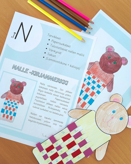 Kirjaimet + ilmaisun monet muodot yhdistettynä