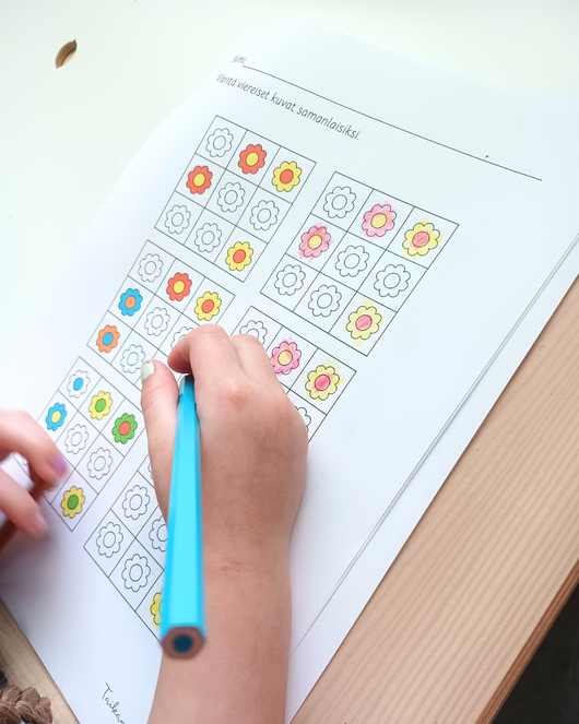 Kesäisiä hahmottamistehtäviä