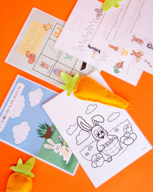 Pääsiäisen kynä- ja paperitehtäviä