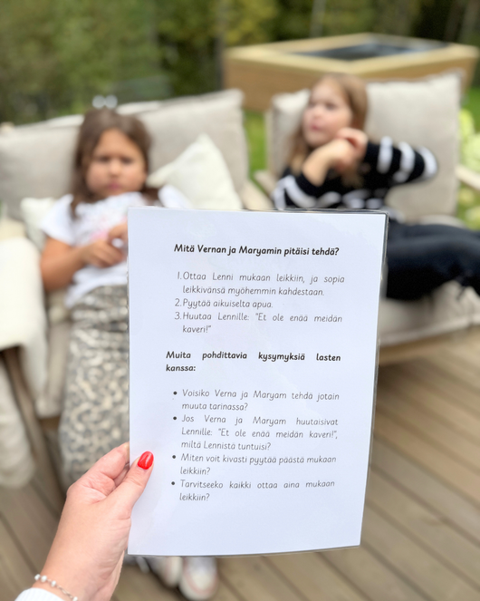 Kaveritaitotarinoita (myötätunnosta ja kaveritaidoista)