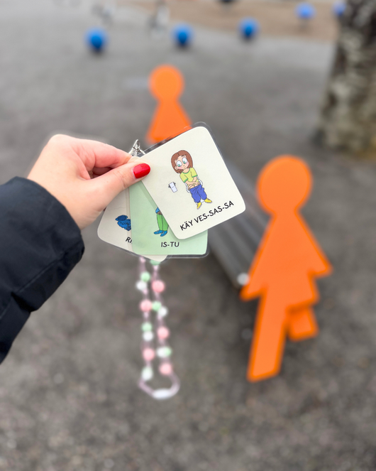 Toiminnanohjauskortit lapsihahmoilla 