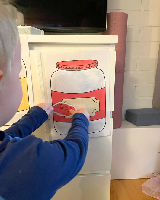 Väripurkit värien opetteluun