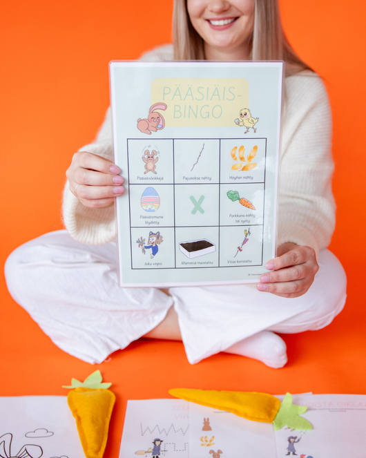 Pääsiäisen kynä- ja paperitehtäviä