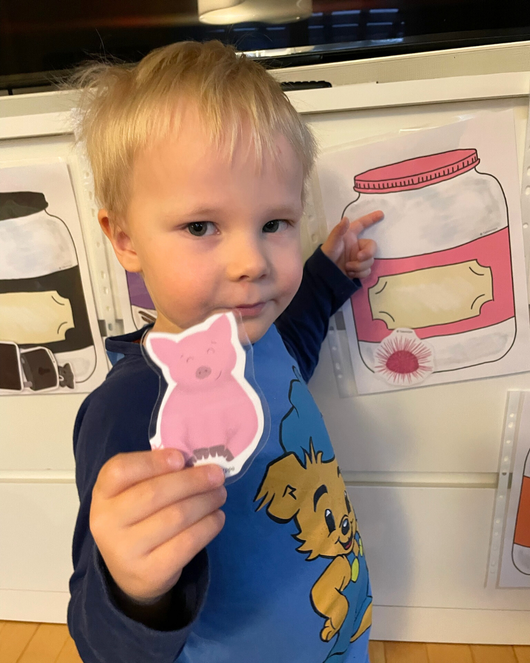 Väripurkit värien opetteluun