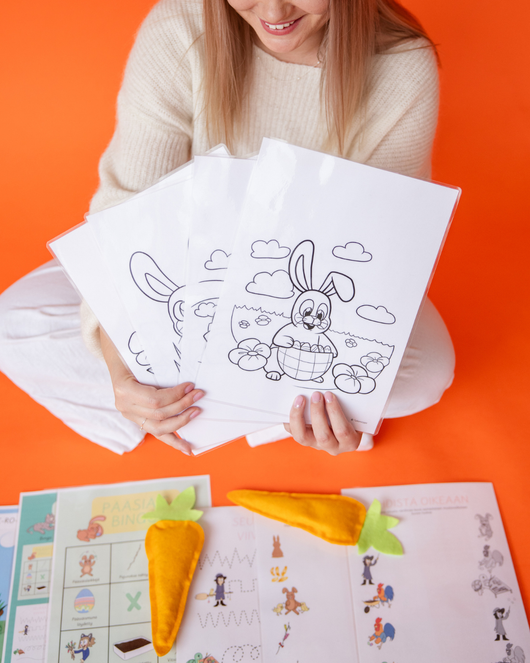 Pääsiäisen kynä- ja paperitehtäviä