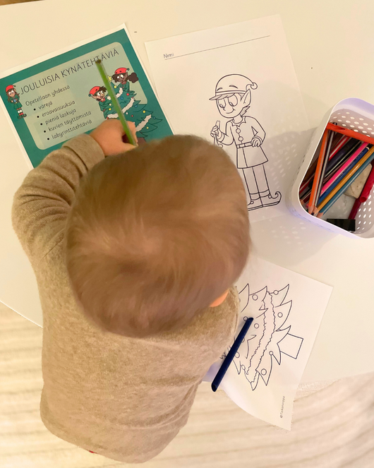 Kynätehtäviä jouluun