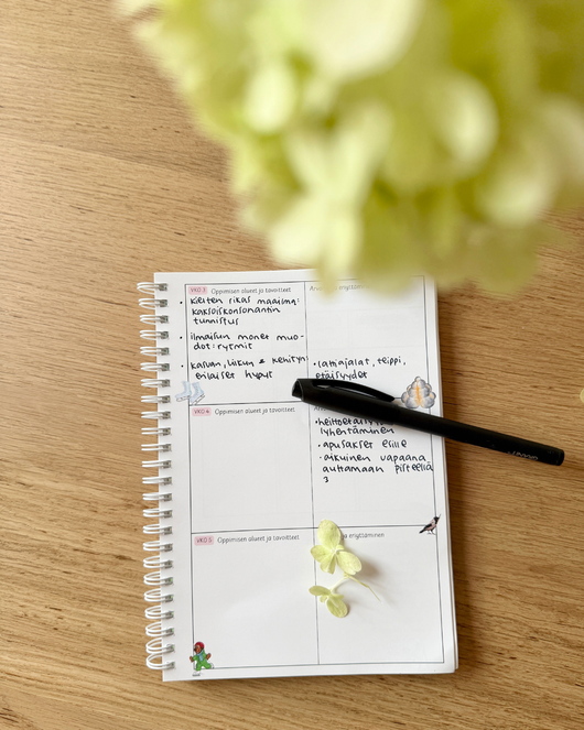 Ennakkomyynti: Varhaiskasvattajan kalenteri A5-koossa 2026-2027