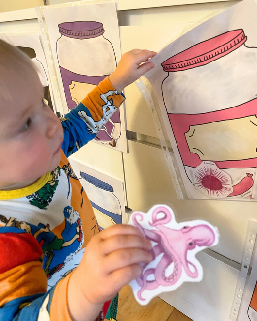 Väripurkit värien opetteluun