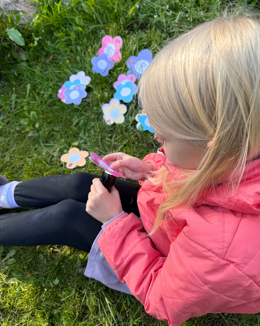 Mikä eläin haisteli kukkaa? 