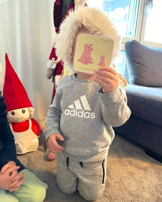 Jouluiset laulukuvakortit