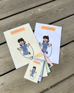 Hyppykortit (20.7. vietetään Maailman hyppypäivää)