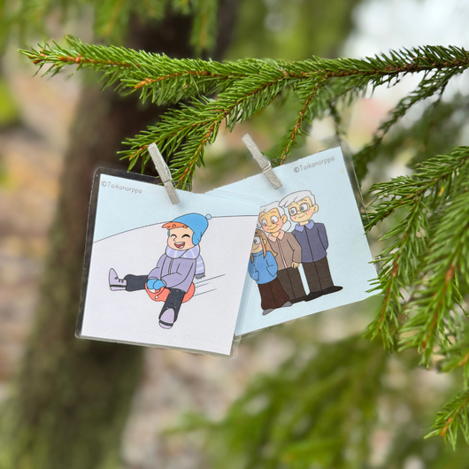 Talvikuvia (ennen ja jälkeen joululoman)