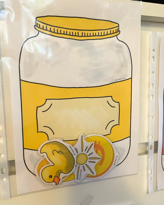 Väripurkit värien opetteluun