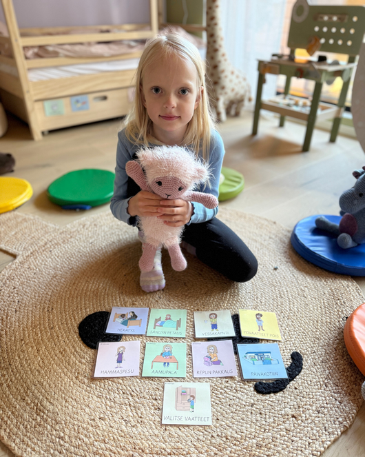 Aamutoimien kuvatuki kotiin