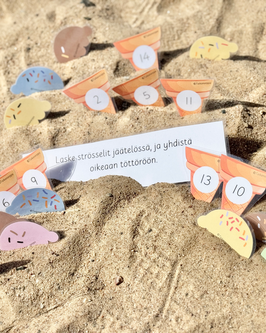 Kesämatikkaa pyykkipojilla