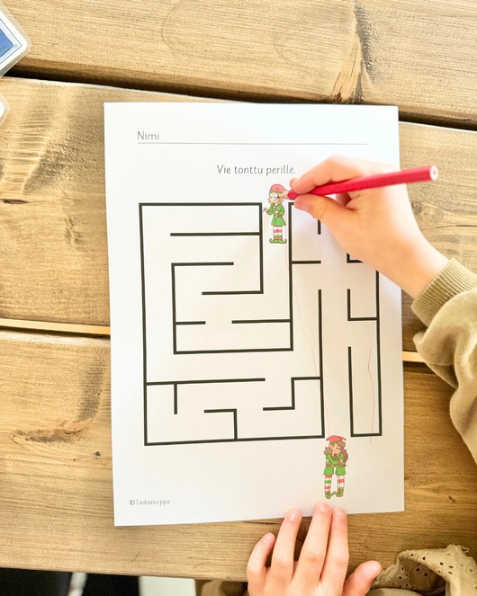 Kynätehtäviä jouluun