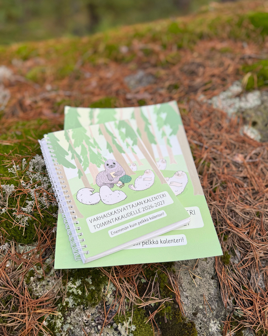 Ennakkomyynti: Varhaiskasvattajan kalenteri A5-koossa 2026-2027