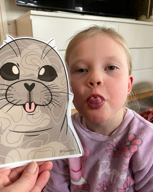 Suujumppakortit norpan kanssa 