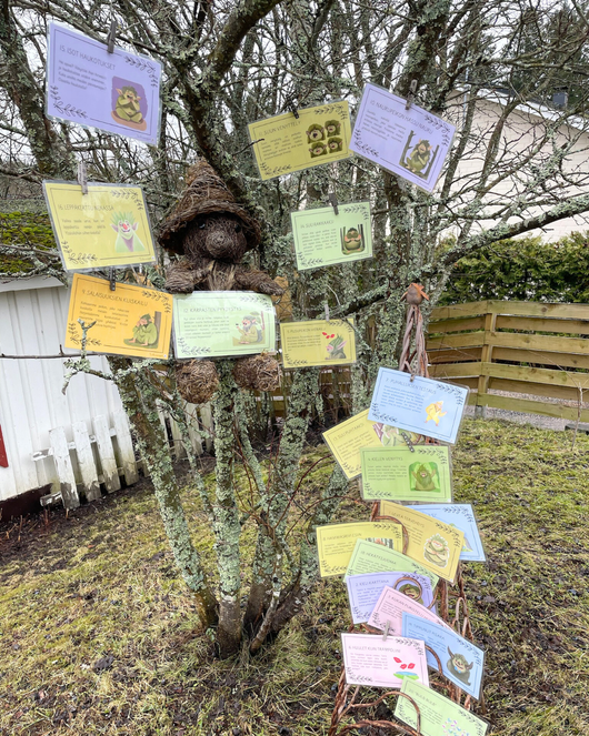 Peikkometsän tarinallinen suujumppa + suujumppakortit