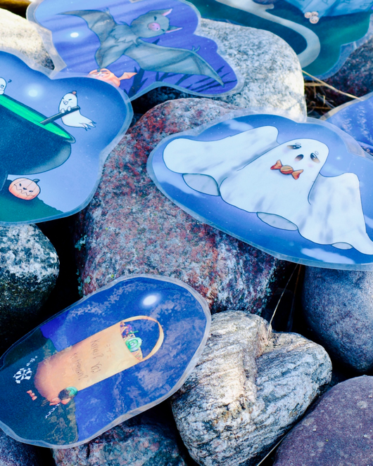 Halloween (31.10.) -lorukortit varhaiskasvatukseen ja alkuopetukseen