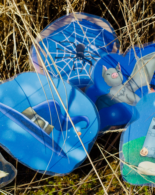 Halloween (31.10.) -lorukortit varhaiskasvatukseen ja alkuopetukseen