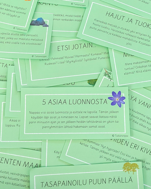 27 metsätehtävää lasten kanssa