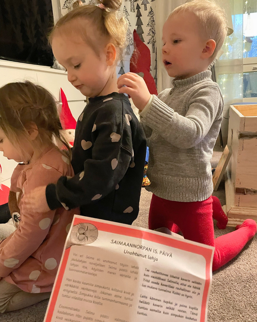 Jouluisia satuhierontoja - Saimaannorpan matkassa