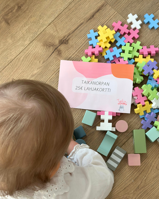 100€ lahjakortti varhaiskasvatukseen, päiväkotiin tai läheiselle
