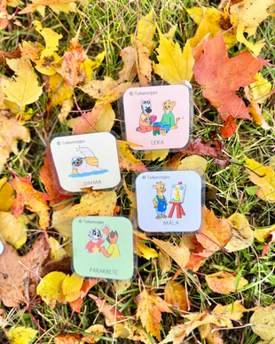 Bildstödsmaterial för småbarnspedagogik eller hem 