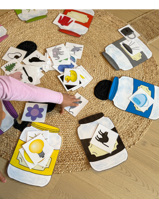 Väripurkit värien opetteluun