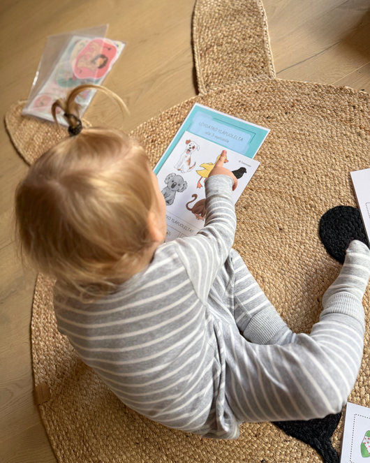 Löydätkö yläpuolelta? (alle 3-vuotiaille)